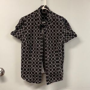 Black & white ladies blouse
